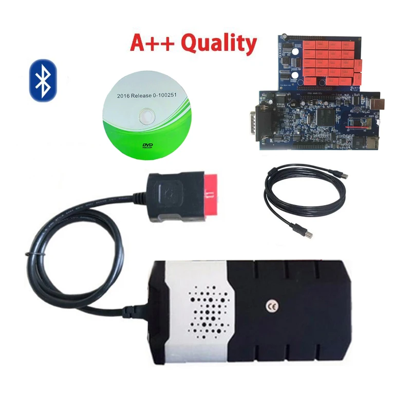 

Newest V8.0 PCB vd ds150e cdp pro plus Latest 2016.R0 with bluetooth for delphis car OBD2 diagnostic tool.