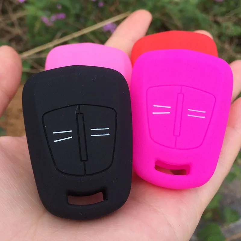 

silicone car key cover case shell for Vauxhall Opel Corsa Agila Meriva 2 Button Key Cover