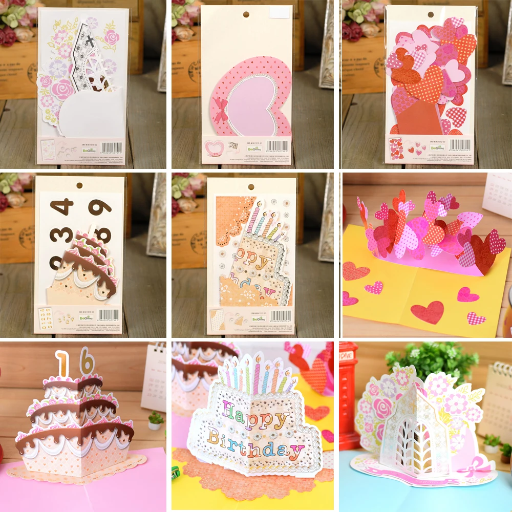 Buy pop up birthday card 3D birthday