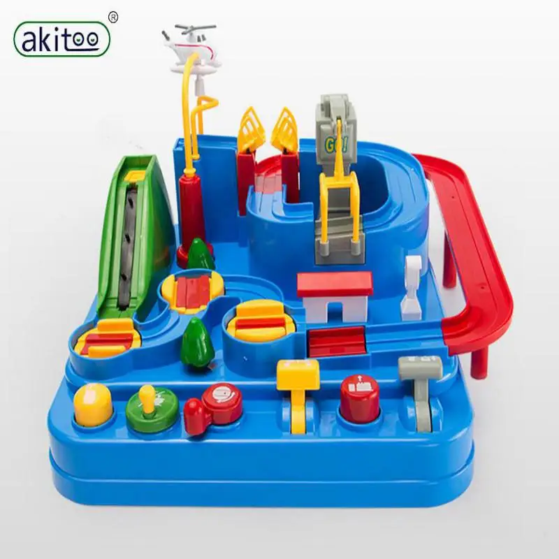 track race car adventure combination inertia train