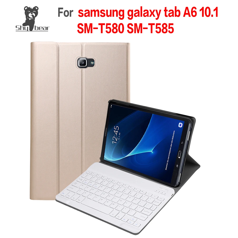 Чехол из искусственной кожи для 2016 выпущен Samsung Galaxy Tab A 10 1 T580 T585 съемный чехол