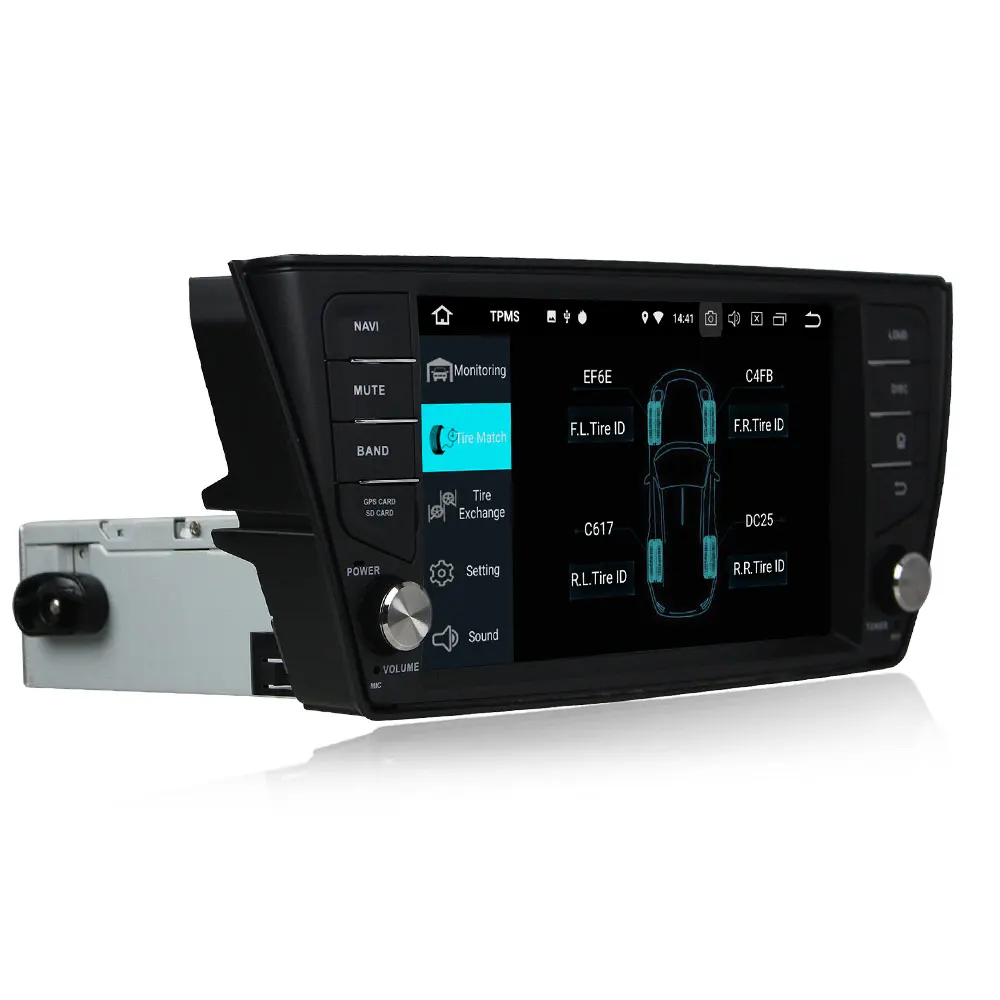 Sale Pure android 8.0 Octa core car dvd player for Skoda Fabia 2015 2016 2017 Car Radio With 4GB RAM 32GB ROM Bluetooth GPS 1
