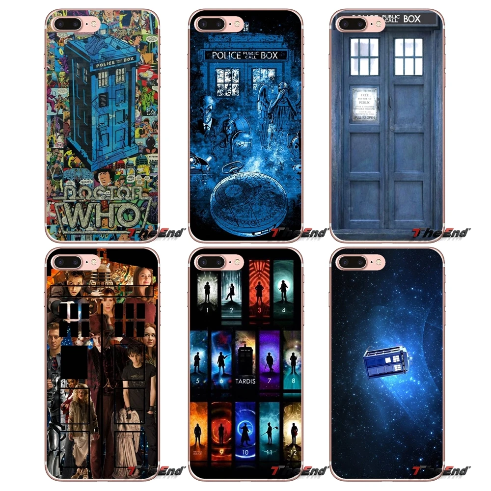 

For Sony Xperia Z Z1 Z2 Z3 Z5 compact M2 M4 M5 E3 T3 XA Aqua LG G4 G5 G3 G2 Mini Tardis Doctor Dr Who Police Box Soft Case