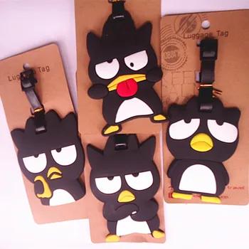

Black Penguin series Anime Travel Accessories Luggage Tag Suitcase ID Address Portable Tags Holder Baggage Label Gifts New