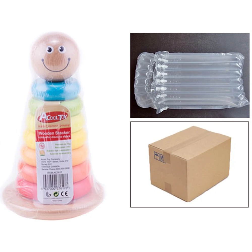 9 шт./компл. деревянные строительные блоки Roly Poly форма человеческого лица стакан