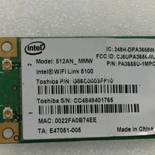 Ssea для Intel WiFi Link 5100 512an Mini pci-e 802.11a/G/N 2.4 г/5.0 г Wi-Fi Беспроводной карты