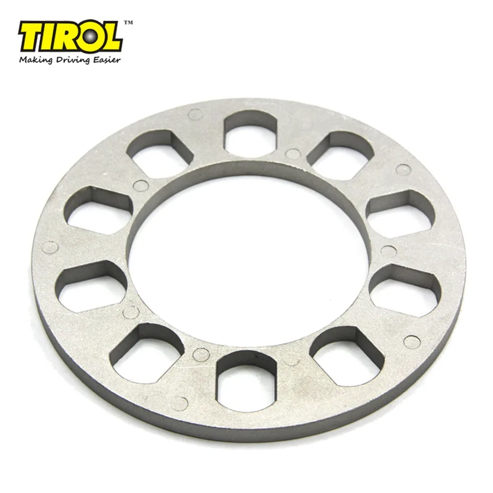 

TIROL T12849b Universal Wheel Spacer 5 hole 8mm thick Aluminum Wheel adapter fit 5 lug 5X114.3 5X120 5X120.7 5X127