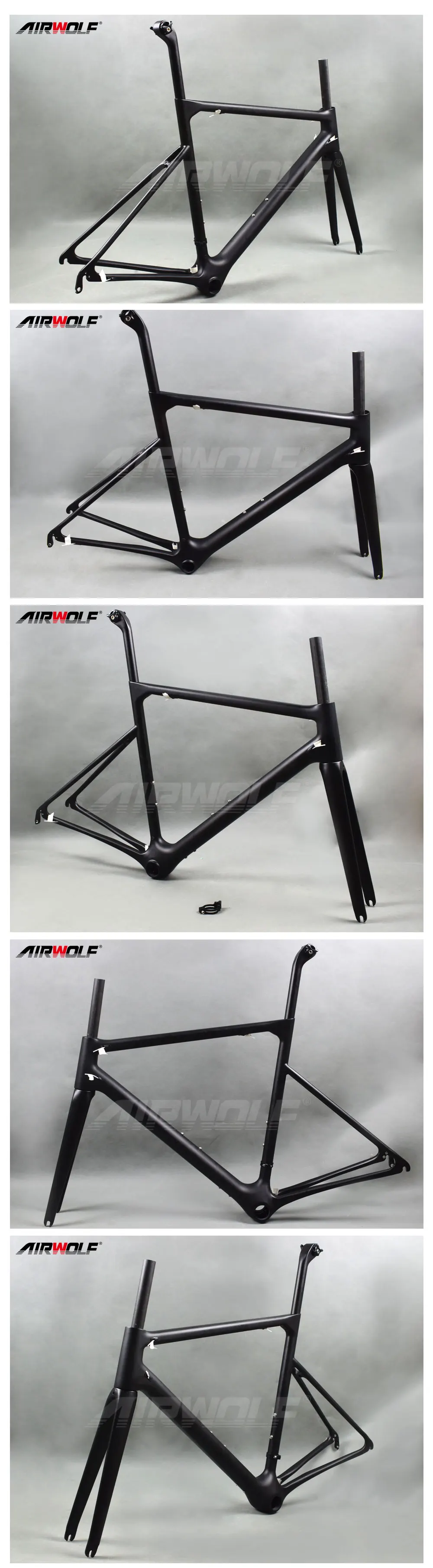 Discount 2018 carbon bike frame only 766g frame road carbon china toray T1100 carbon bike frame UD black monocoque carbon road frame 14