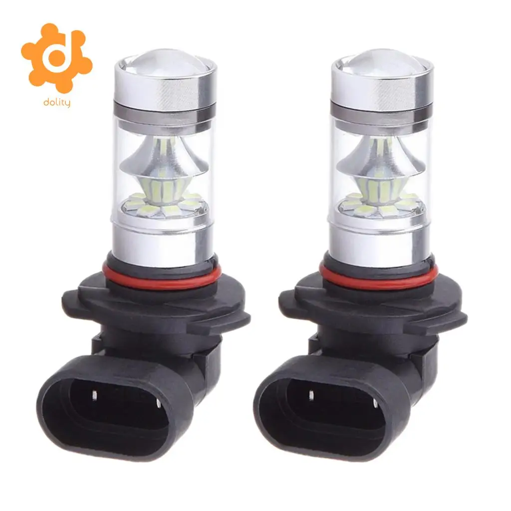 Baoblaze 2 Pieces Car 9006 HB4 100W Ice Blue LED Bulb for Fog Running DRL Light Lamp