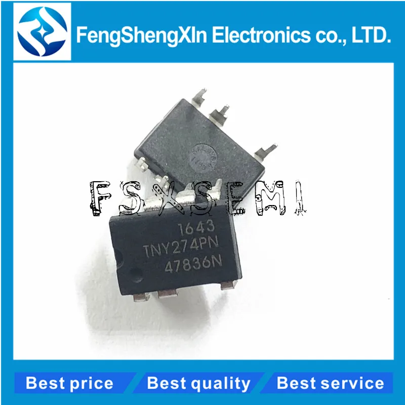 10pcs/lot TNY274PN DIP 7 TNY274 TNY274P LCD power chip-in Integrated ...