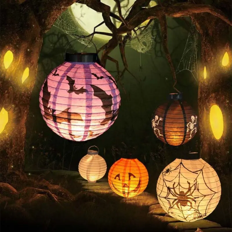 halloween decoration window decoration halloween pumpkin hanging lantern diy holiday party decor scary