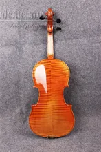 Flame Maple Acoustic Violin 4/4 Powerful Sound Spruce Top Fine Hand made #2051