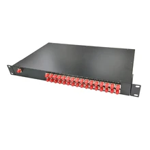 1" коробка для расторжения стойки с 1*32 PLC сплиттер и FC/UPC адаптер 1mtr 1U патч-панель с 1x32 ftth муфта, установленный