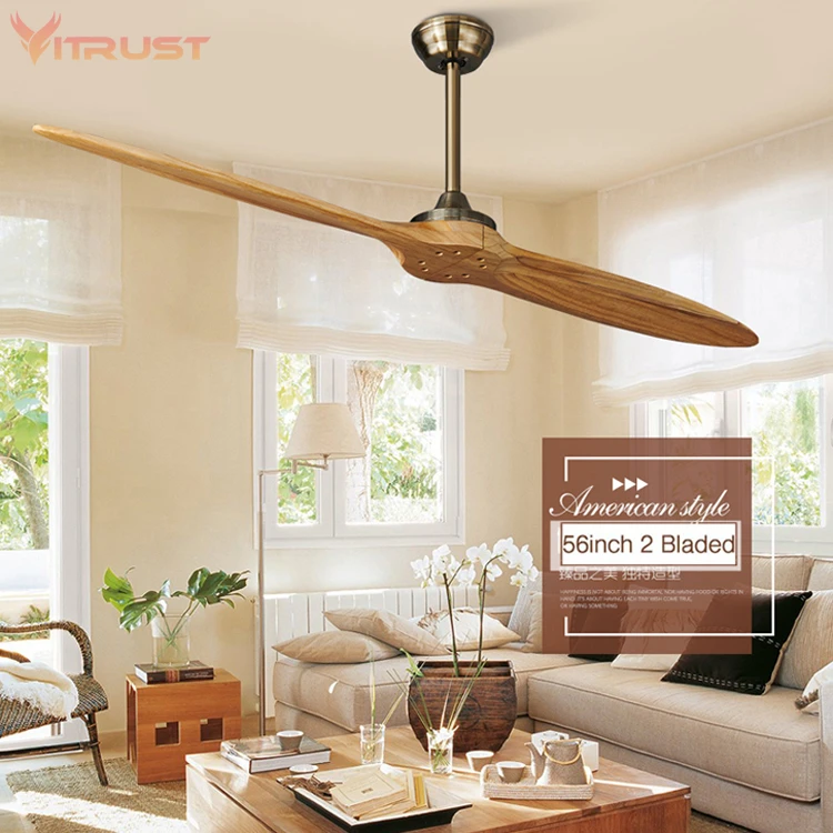Modern Ceiling Fan With Wood Blades And Remote Control 54 56 Inch Oil Rubbed Bronze Oak Color Blade Suit For Indoor Outdoor Ceiling Fans Aliexpress