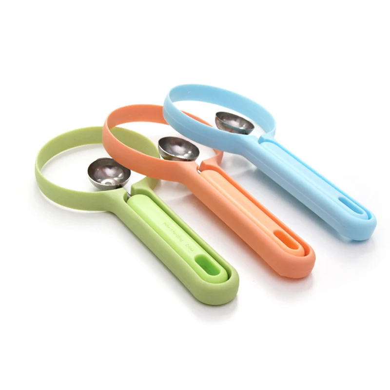 Melon Slicer With Spoon Fruit Peeler Easy Peelers Pulp Flesh Dig Tool