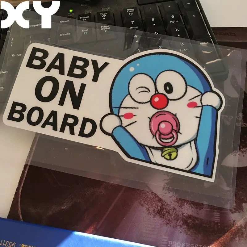 

Hot Selling Car-Styling Anime Car Stickers Vinyl Decal Baby on Board "Baby in Car" Window Rear Windshield Cute Car Sticker