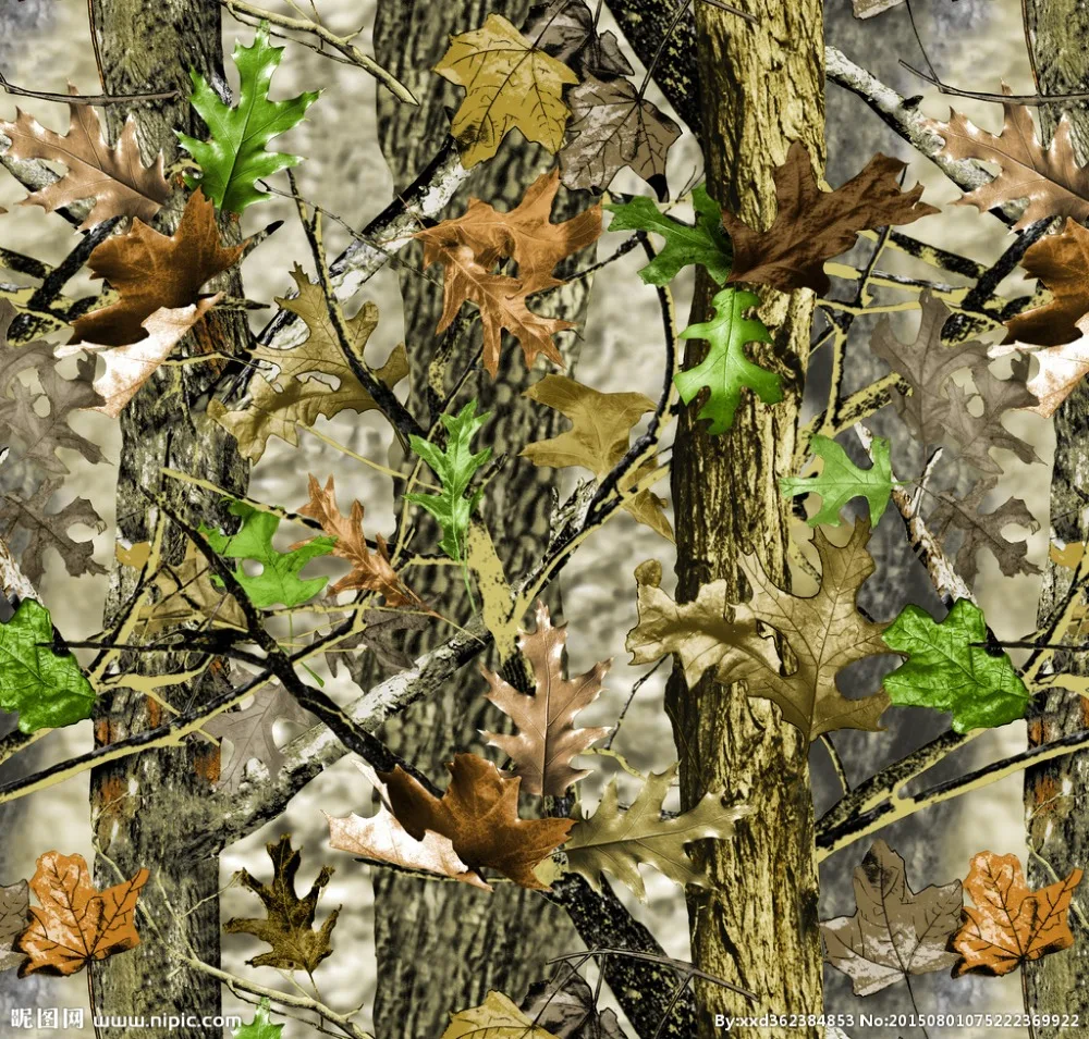 152x1000 см Осенняя камуфляжная виниловая оболочка Realtree Автомобильная с выпуском