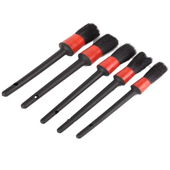

Car Detailing Brush Cleaning Natural Boar Hair Brushes Auto Detail Tools Products 1Pcs Wheels Dashboard Car-styling Accessories