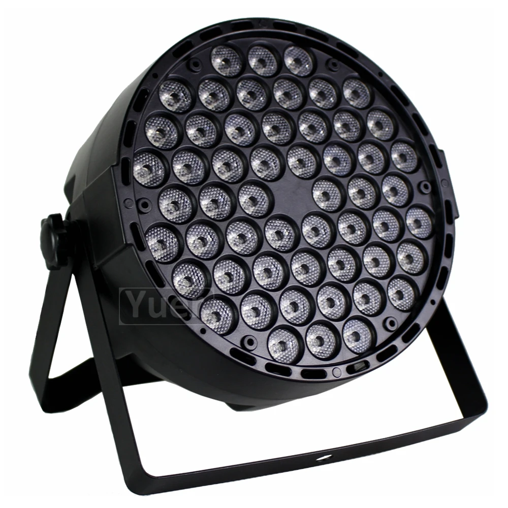 Светодиодный Par свет RGBW 54x3W диско мыть свет оборудование 8 каналов DMX 512 светодиодный Uplight DJ музыка сценическое освещение эффект света