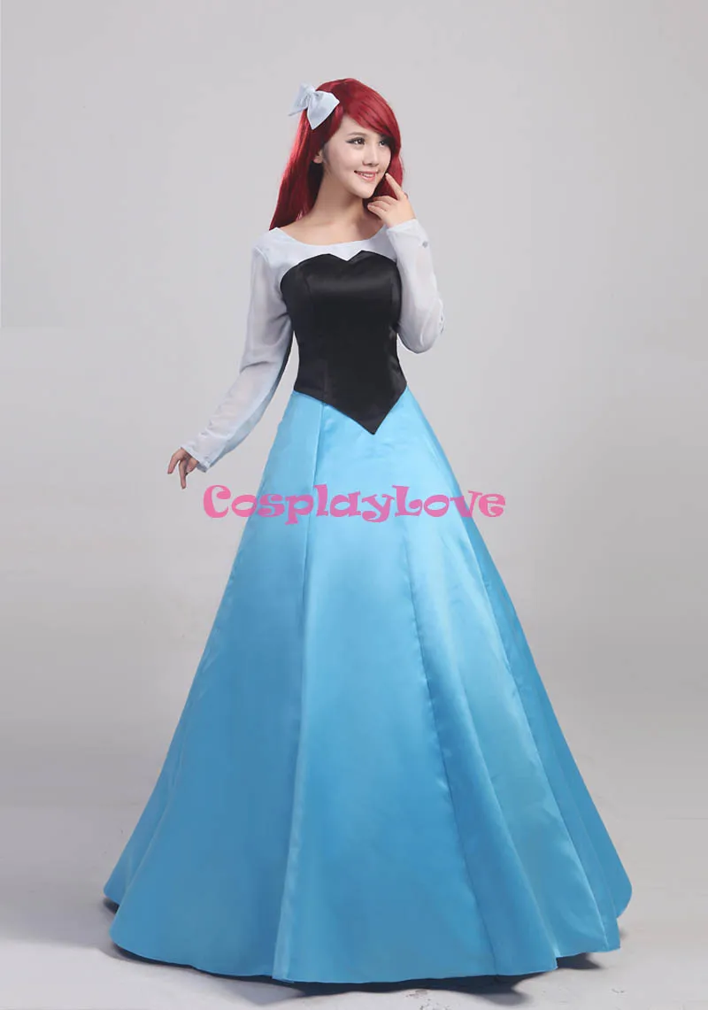 CosplayLove/голубое платье принцессы Ариэль на заказ Костюм для костюмированной