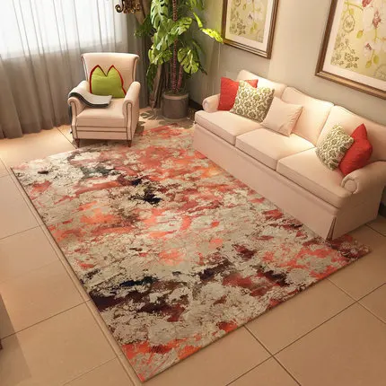 Zeegle Abstract Paint Carpet Bedroom Bedside Rugs Home Decor Area Rug Non-slip Sofa Table Floor Mat Living Room Carpet Kids Rug