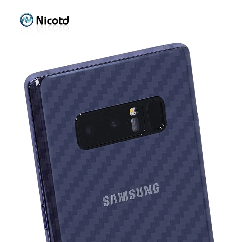 

5pcs/lot for Samsung Galaxy Note 8 Back 3D Carbon Fiber Screen Protector for samsung A8 2018 A5 2017 S9 S8 plus Protective Film