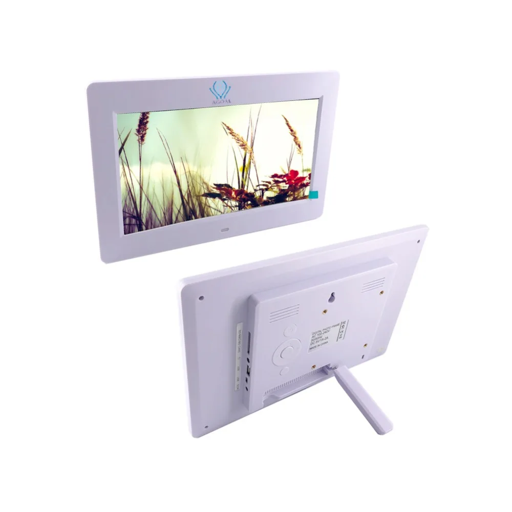 

10.1" Digital Photo Frame HD 16: 9 Electronic Picture Frame Clock MP3 MP4 Player with Remote Control Porta Retrato Digital