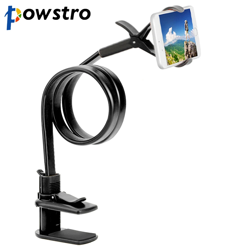 

Powstro Lazy Phone Holder Bracket 360 Rotating Flexible Bed Desktop Stand Neck Holder for samsung galaxy s9 for huawei p smart