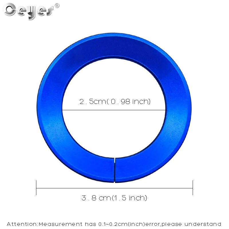 Ceyes переключатель одна кнопка украшение кольцо Чехлы аксессуары для автомобиля Стайлинг чехол для Nissan Qashqai Juke 15 Двигатель Start Stop стикер