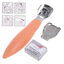 Горячая Уход за ногами педикюр машина черствая жесткая кожа резак для удаления кутикулы Бритва 10 лезвий инструменты