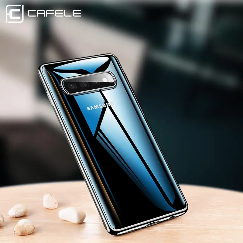 CAFELE Plating Case for Samsung Galaxy S10 Plus Soft TPU Cover for Samsung Galaxy S10Plus Ultra Thin Smooth Case
