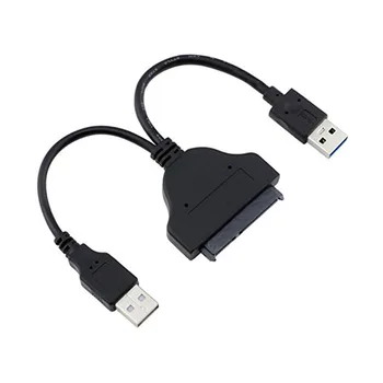 

USB3.0 +2.0 to 2.5inch HDD SATA 22Pin Hard Drive Cable Adapter for SATA3.0 SSD & HDD EM88