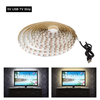 

LED strip Light Indoor backlight diode tape DC5V USB Port Single color lamp String 50CM 1M 2M 3M 4M 5M SMD 5050 For TV/PC/Laptop