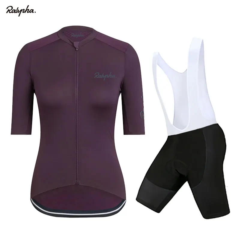 

Raphaing 2019 Summer Cycling Clothing Women Set Bike Clothing Breathable Anti-UV Bicycle Wear/Short Sleeve Cycling Jersey Sets