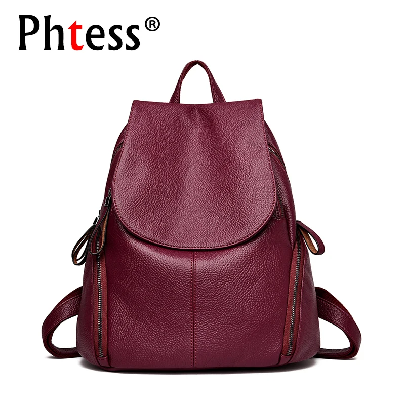 2018 Brand Vintage Women Leather Backpack For Girls Sac a Dos Preppy School Female Backpack Large Capacity Travel Bagpack New 2018 Brand Vintage Women Leather Backpack For Girls Sac a Dos Preppy School Female Backpack Large Capacity Travel Bagpack New