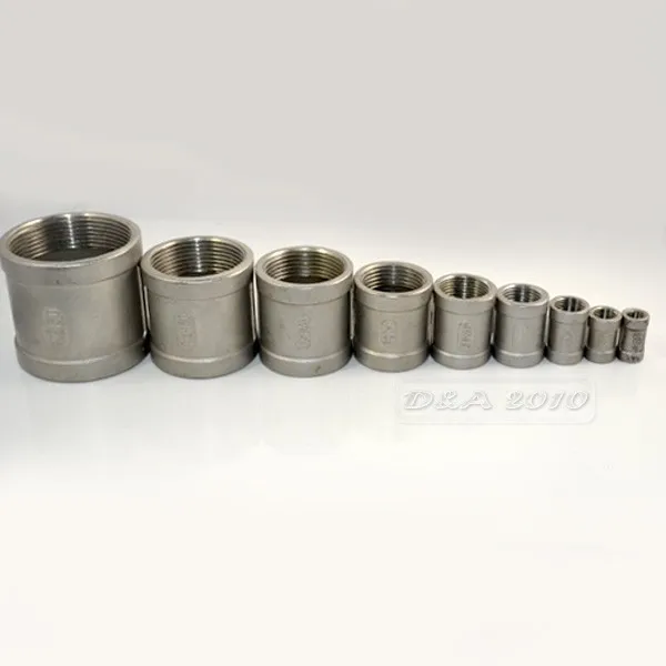 3/8 &quotFemale x 3/8&quot Female Couple нержавеющая сталь SS 304 резьбовые фитинги для труб|threaded pipe