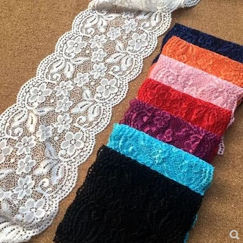 

Wide 14CM high quality stretch lace openwork wedding underwear bottoming decorative clothing stitching accessories