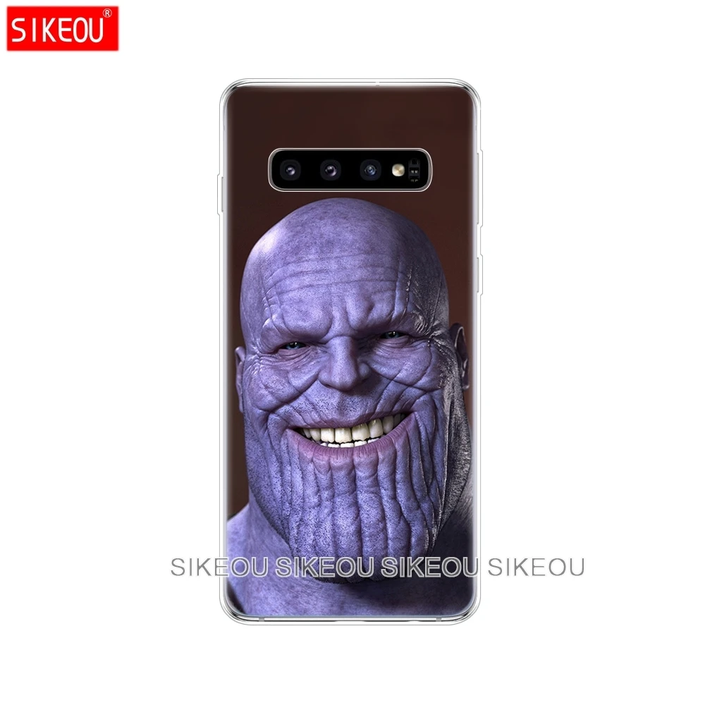 Чехол для samsung Galaxy S10 S9 S8 PLUS S7 S6 egde чехол Fundas coque бампер etui Marvel мстители супергерой Капитан Железный человек танос - Цвет: 10885