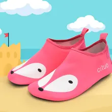 Детские плавники, носки для дайвинга, быстросохнущие, с внутренней стороны, кожа, обувь, акваобувь, пляжная обувь для водных видов спорта, пляжные туфли на плоской подошве