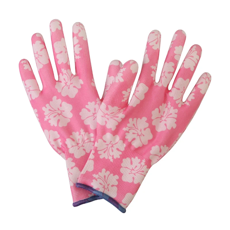 3 пары садовых перчаток GMG из полиэфирной оболочки с белым полиуретановым покрытием, защитные рабочие перчатки, женские Рабочие перчатки для женщин