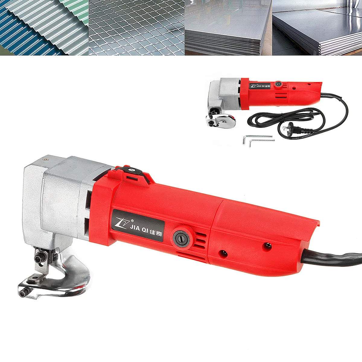 

50Hz 2000r/min 500W 220V Aluminum Alloy Head Shell Professional Electric Sheet Metal Shear Snip Scissor Cutter Power Tool