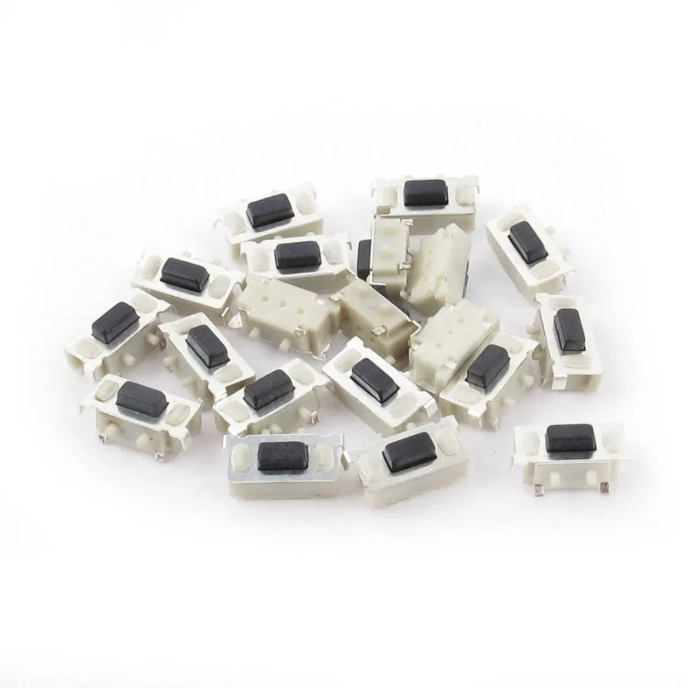 EziUsin 100 pcs Tato Micro Interruptor Interruptor de Toque 3*6*3.5 3x6x3.5 SMD Para MP3 MP4 Tablet PC Botão Bluetooth Fone De Ouvido Controle Remoto