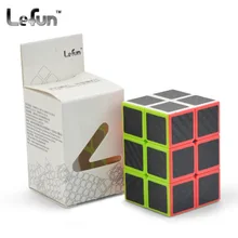 Lefun 2x2x3 Magic Cube углерода волокно наклейки в форме Куба головоломки 2*2*3 Professional 223 игрушечные лошадки для детей