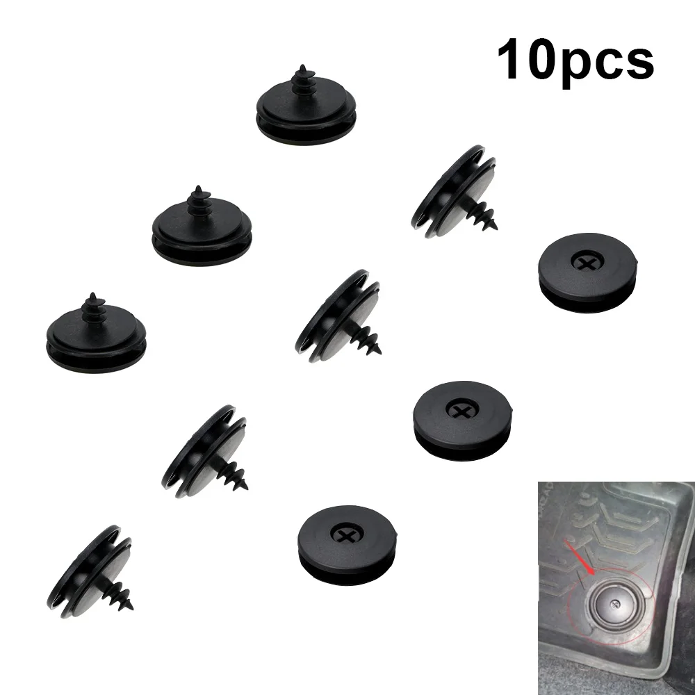 

LEEPEE 10 piece/set Skid Resistant Carpet Fixed Clamp Auto Fastener Antiskid Pad Fastener Car Fastener Clips
