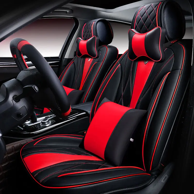 6D стиль спортивный автомобиль подушки сиденья для hyundai i30 ix35 ix25 Elantra Santa Fe соната Tucson высокое-волокна кожа автомобилей pad