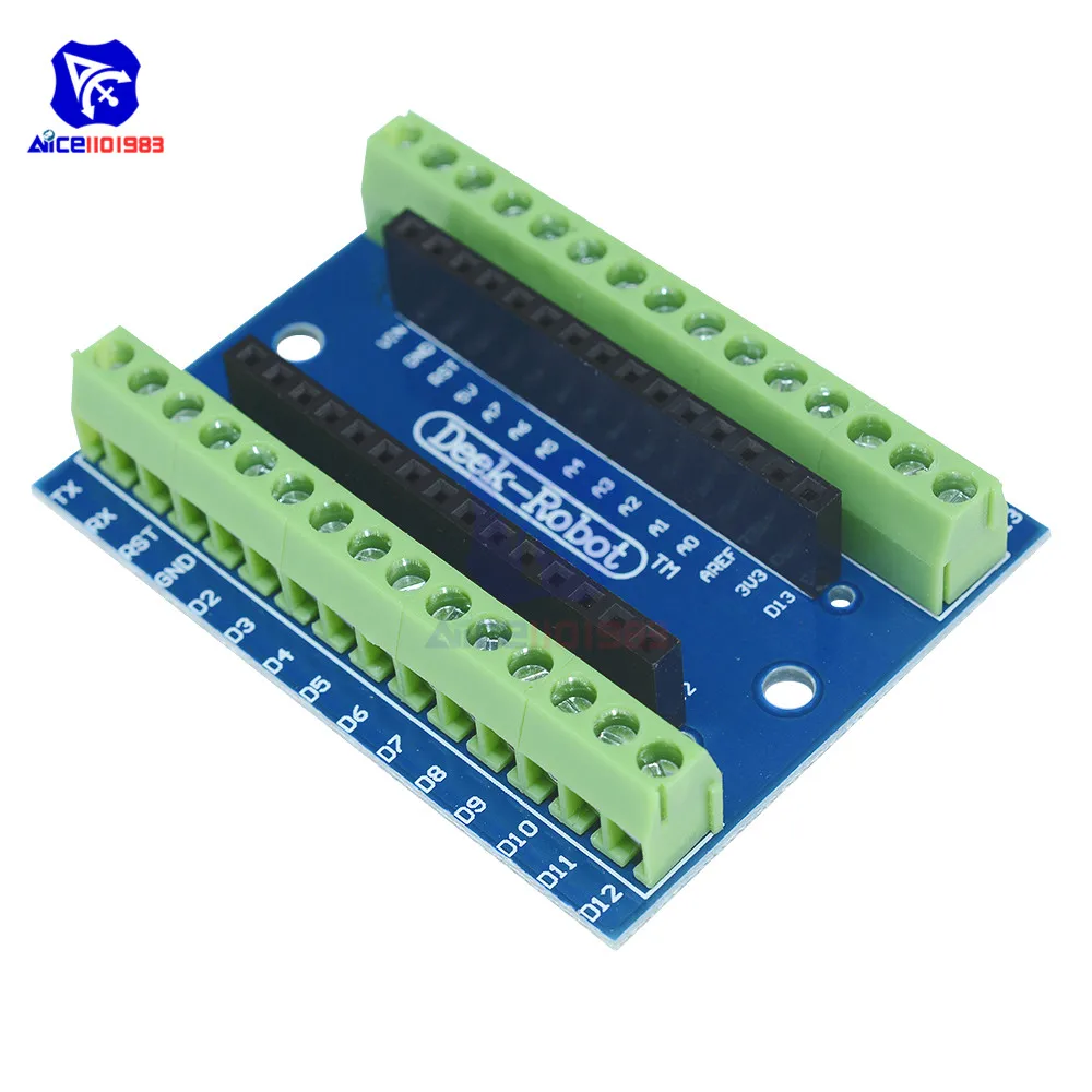 CH340 CH340G Nano V3.0 3,0 драйвер контроллера ATMEGA328 ATMEGA328P терминал Плата расширения Nano IO щит для Arduino AVR