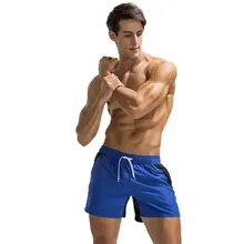 Для мужчин пляжная доска Шорты быстросохнущая с сетчатой подкладкой спортивный Фитнес брюки Плавание ming пляжные Шорты Плавание Мужские Шорты для купания серфинг лето