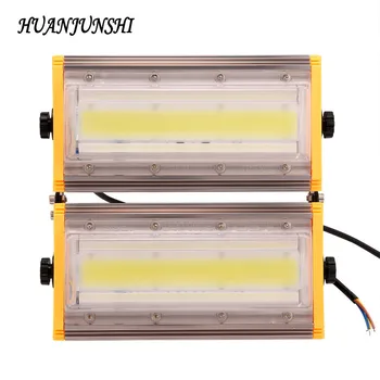 

HUAN JUN SHI COB LED Floodlight 100W Reflector Flood Light Spotlight 220V Waterproof IP65 Outdoor Wall Lamp Projector 5PCS