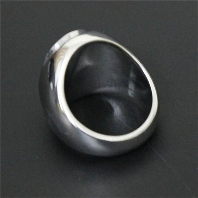 Man Ring 316L Stainless Steel  Polishing  Biker Style Ring 4