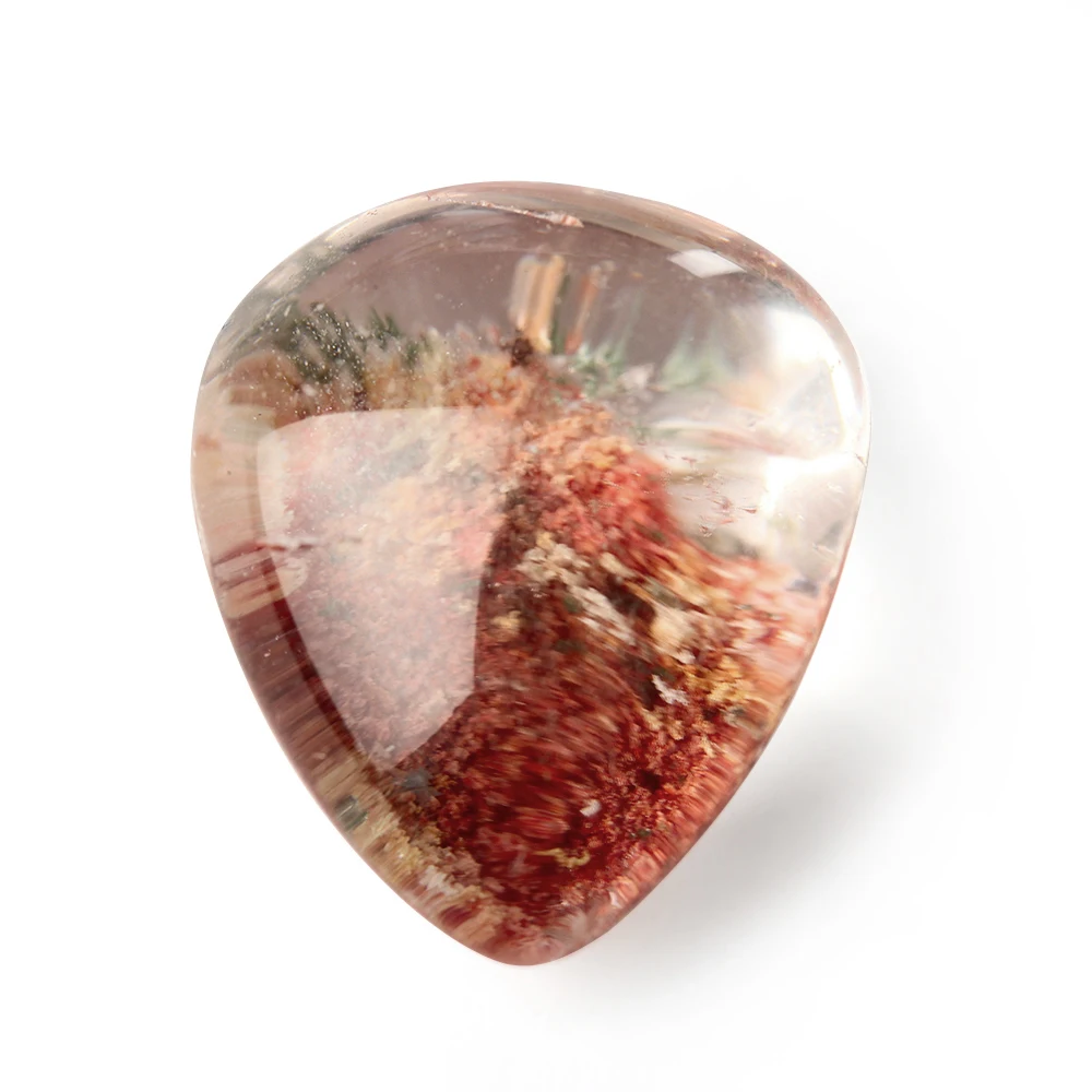 1 шт. цветной натуральный призрак кристалл фантомный камень исцеляющий кулон